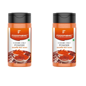 Foodphenic Kashmiri Mirch Powder 125g (Pack of 2) | Natural Red Color