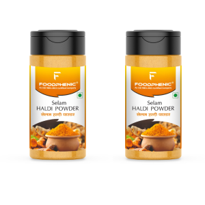 Foodphenic Salem Haldi Powder 125g (Pack of 2) | Rich Color & Aroma
