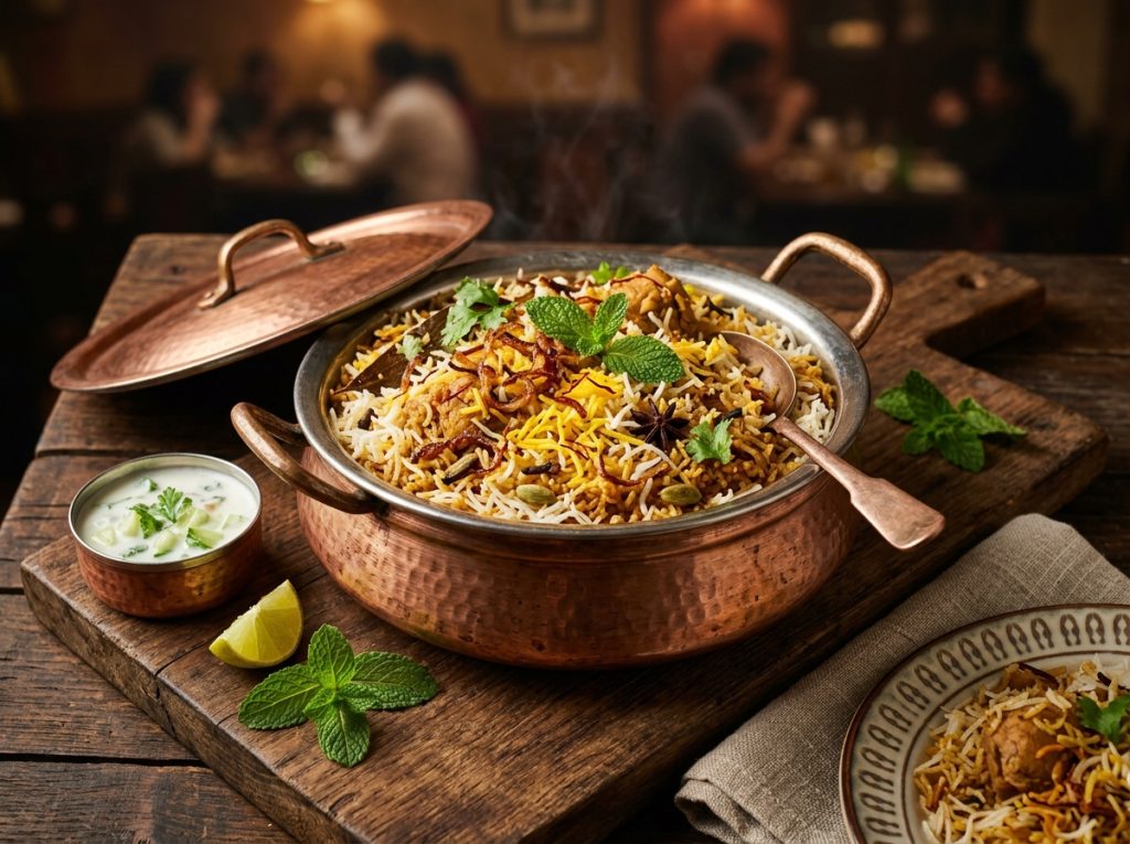 Authentic Hyderabadi Dum Biryani with Foodphenic Shahi Garam Masala